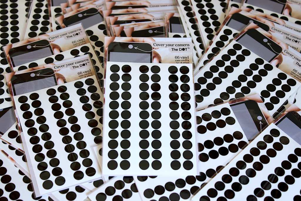 Cover your camera with The DOT™, now available to sell in retail stores.